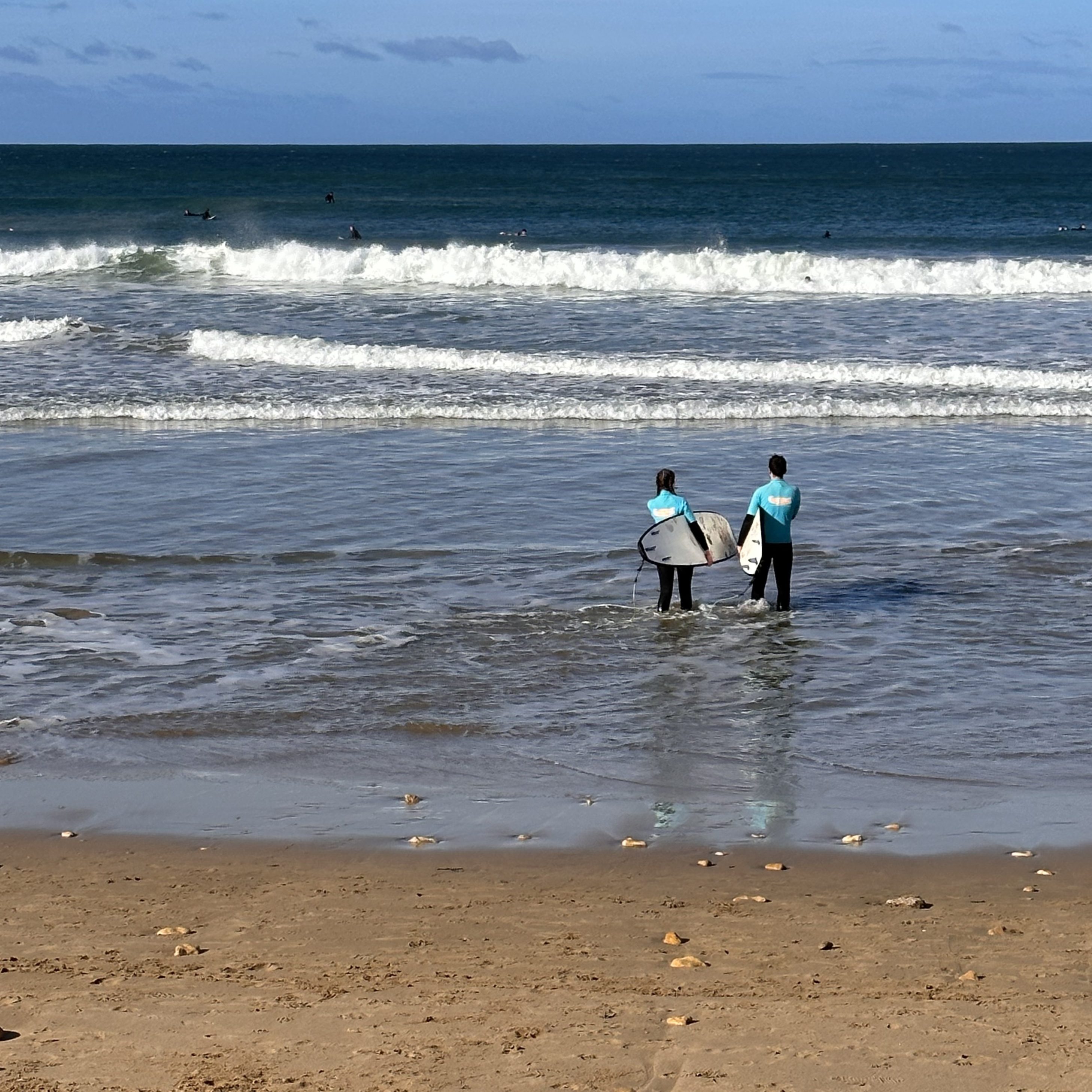 Surfing at Torquay Beach